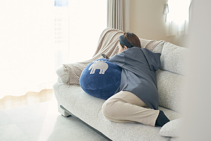 moz モズ ビーズクッション EF-CU05 通販 クッション 直径50cm×高さ