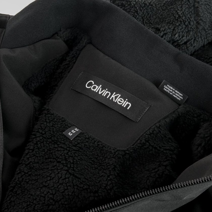 カルバンクライン ジャケット メンズ ブラック Fauxsherpa Lined Soft 