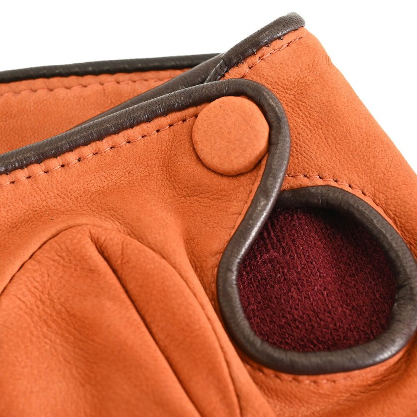 Vivienne Westwood ヴィヴィアン レザー手袋 オレンジ ヴィヴィアンウエストウッド 手袋 オレンジ Vivienne Westwood