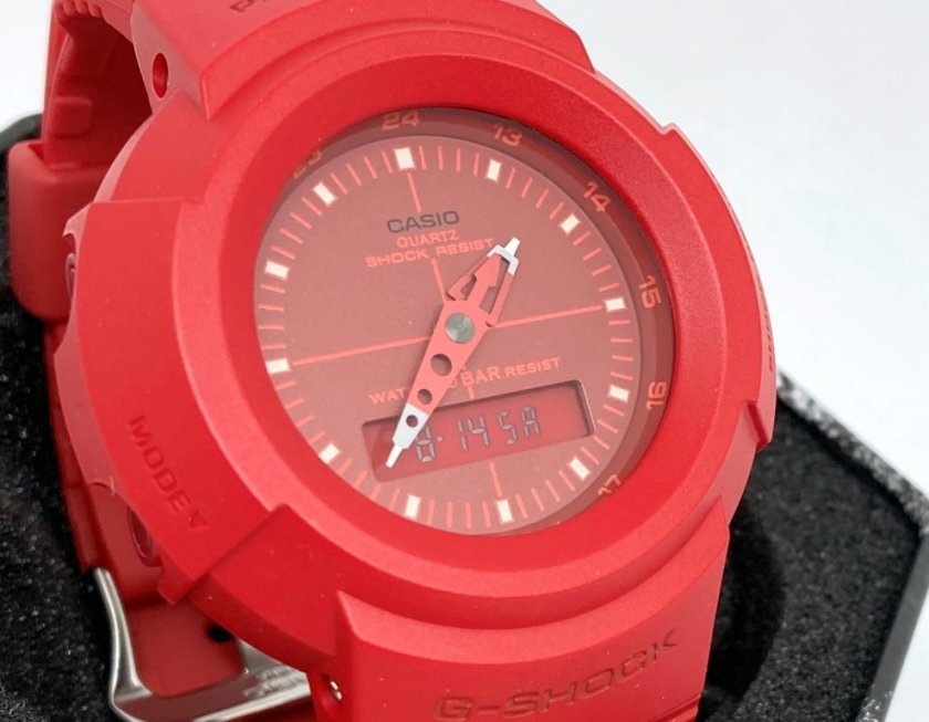 CASIO カシオ G-SHOCK Gショック 腕時計 メンズ アナデジ 復刻 レッド 