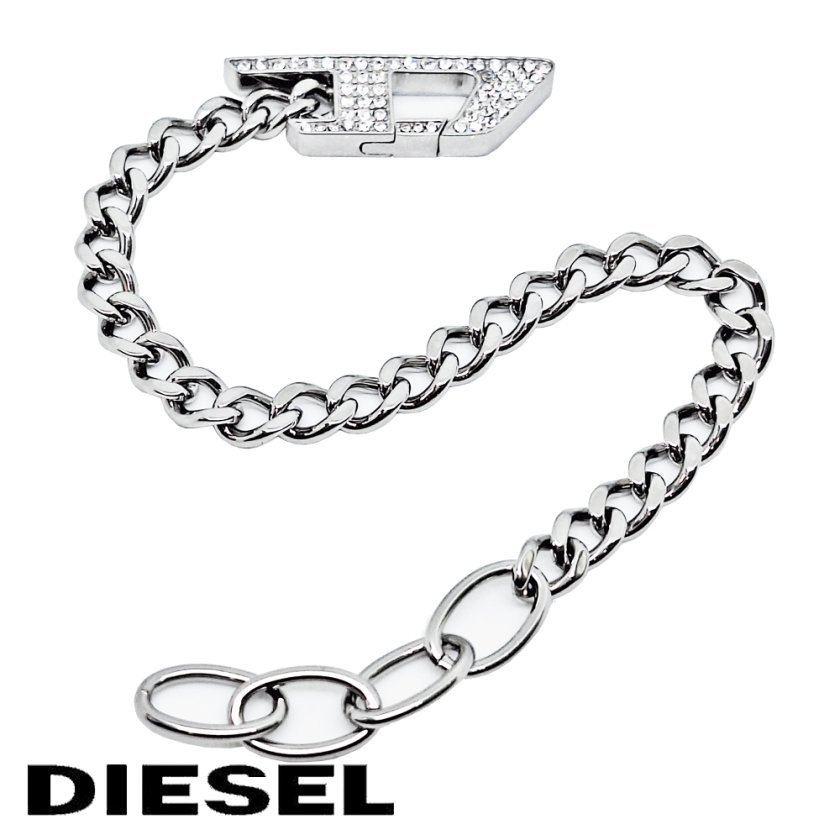 DIESEL ディーゼル ブレスレット DX1627040 ユニセックス シルバー