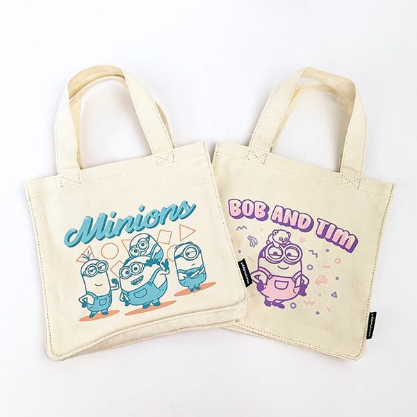 ミニオンズミニトートバッグボブ＆ティム ランチトート マリモクラフト