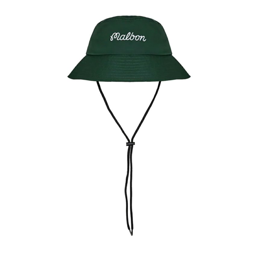 マルボンゴルフ MALBON GOLF バケットハット 紐付き ストラップ ハット
