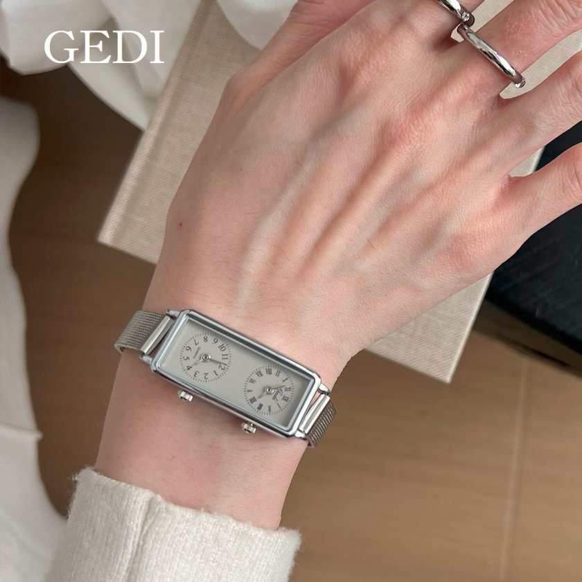 GEDI レディース 腕時計 時計 ラッピング無料 長方形 かわいい