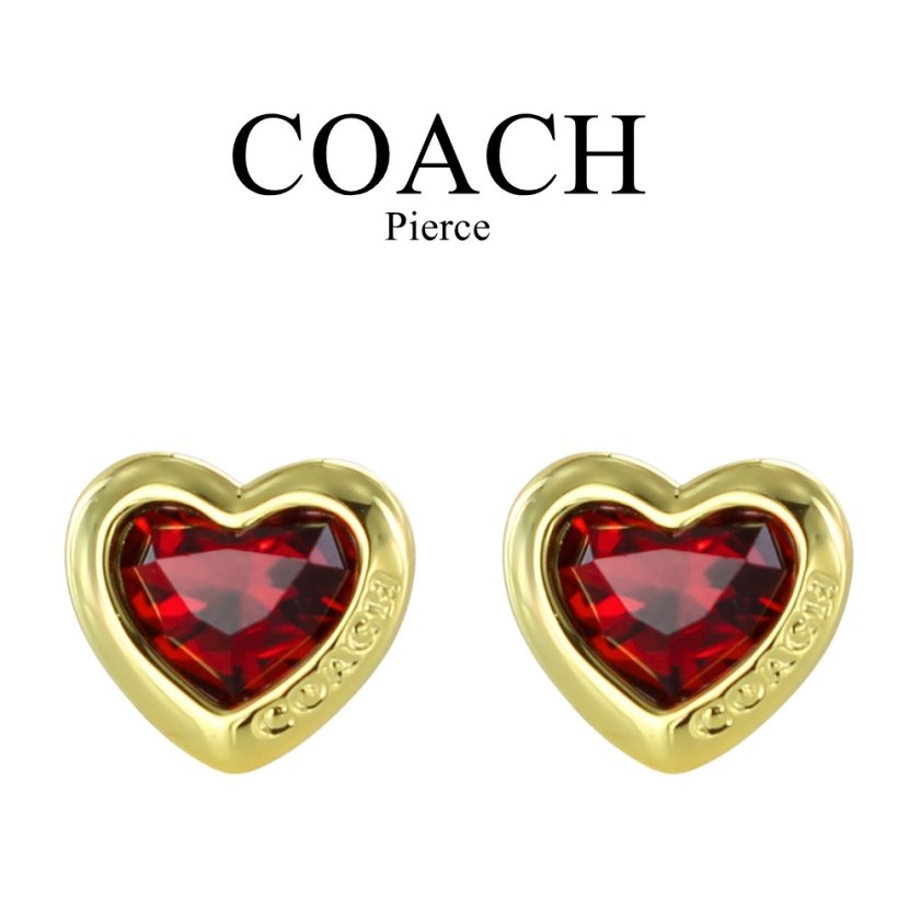 COACH ハートスタッドピアスセット 新品 COACH コーチ ピアス