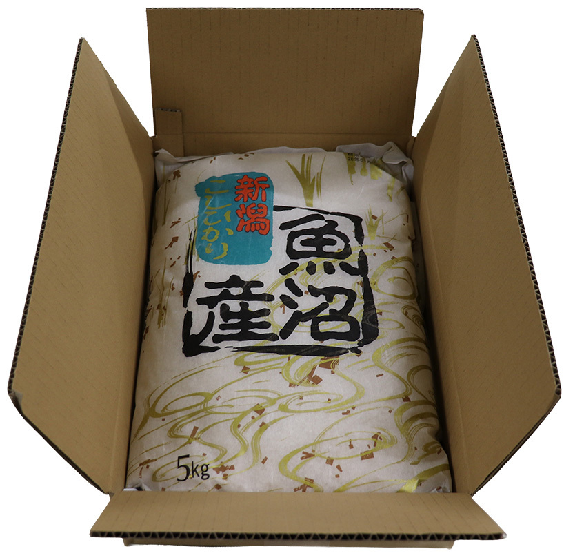 令和7年産 新潟県 魚沼産 コシヒカリ 5kg 包装済み お米 新潟産 お米