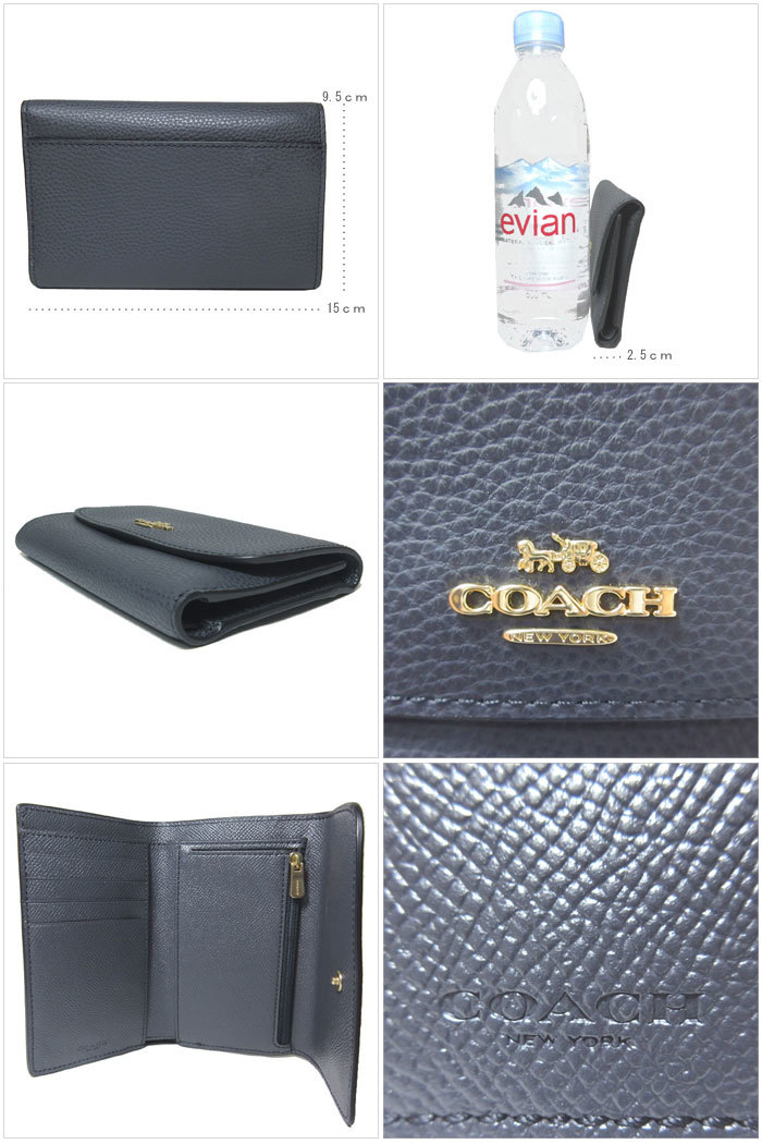 コーチ アウトレット COACH 財布 F30204 ペブルド レザー ミディアム 
