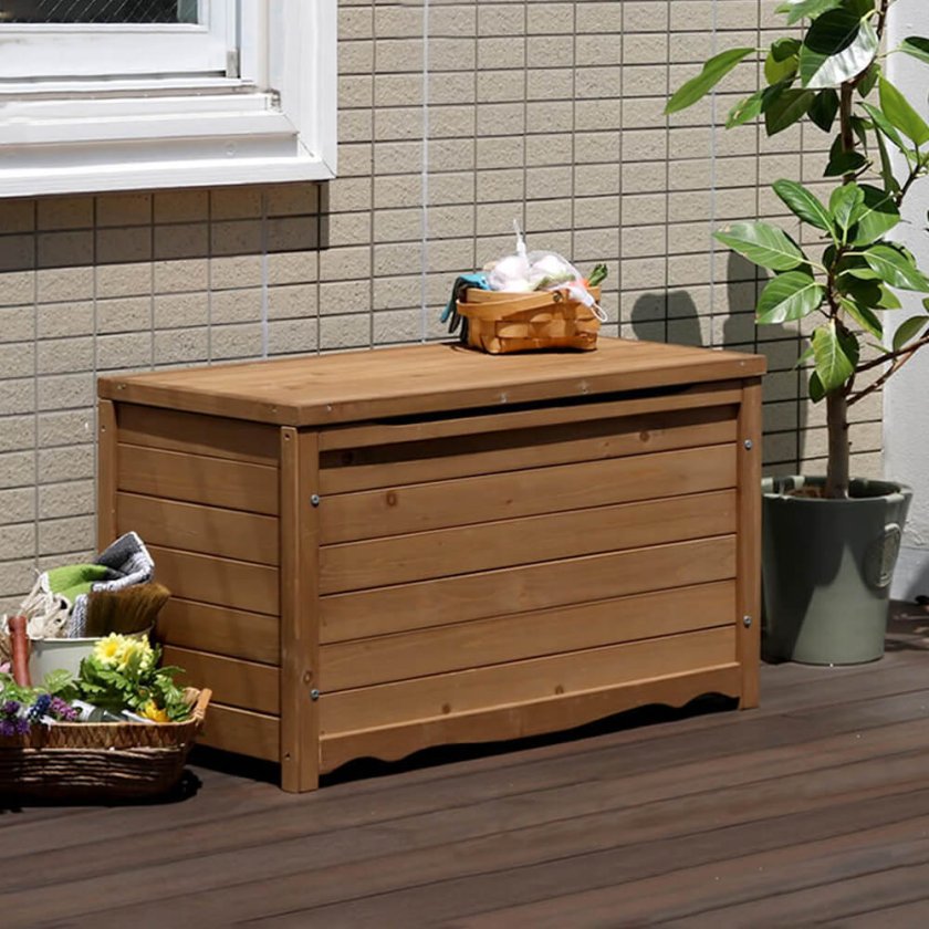 木製ボックスベンチ M ボックスベンチ 収納庫付ベンチ ベンチ 木製ボックスベンチ M ボックスベンチ 収納庫付ベンチ ベンチ