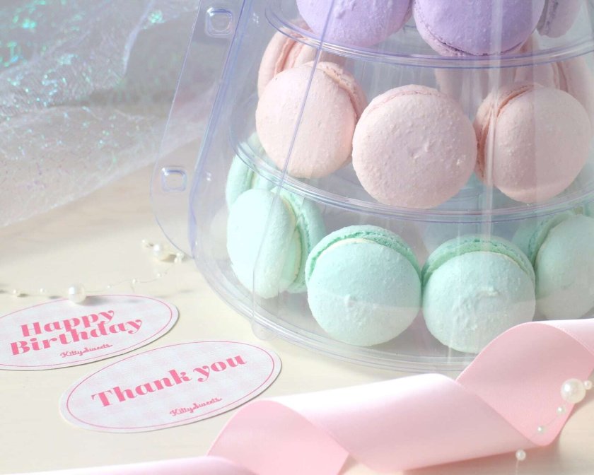 パステルマカロンタワー】レアチーズケーキ~ Pastel Dreamy Macaron