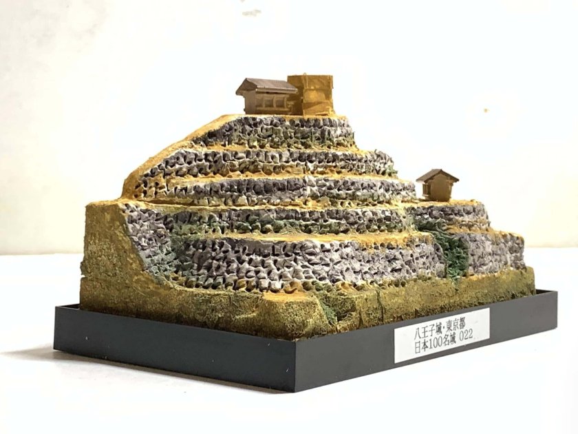 日本の城022 八王子城・東京都 城コレ ケース付き お城のジオラマ模型