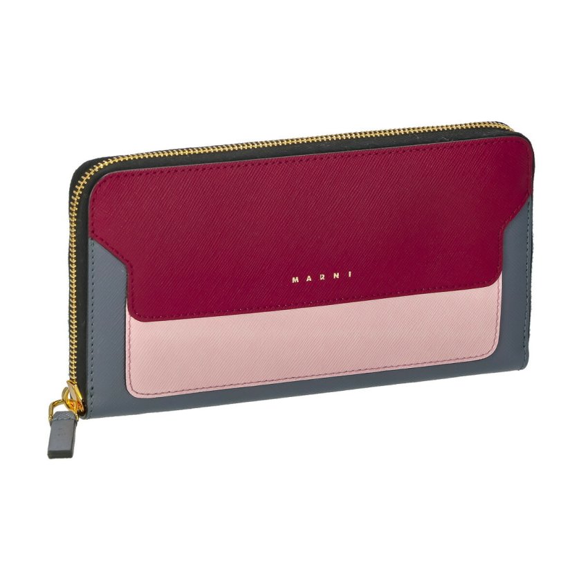 マルニ MARNI 財布 長財布 ラウンドファスナー長財布 小銭入れ付き