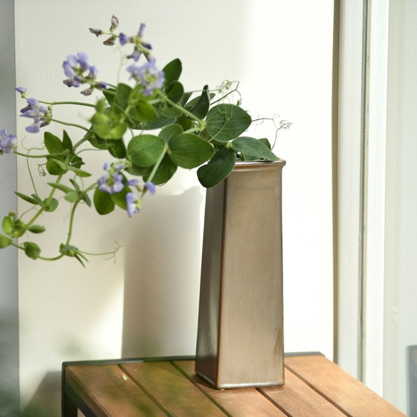 花瓶 陶器 シンプル おしゃれ sobre M 高さ31cm 陶器花瓶 和風 モダン
