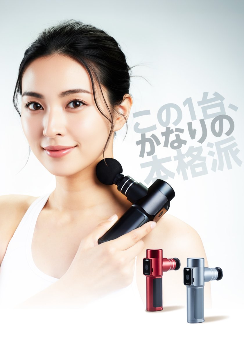 マッサージガン 筋膜リリース 頭皮マッサージ ワイヤレスヘアドライヤー WAVEWAVE公式】 プレゼント 筋膜リリースガン 筋膜リリース ミニ 筋膜