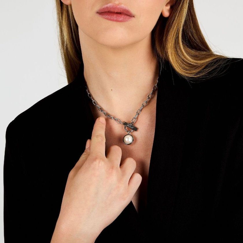 KARL LAGERFELD 正規品 ネックレス パール チェーン レディース
