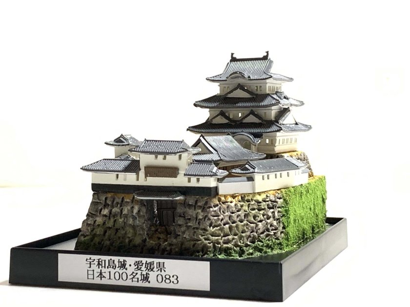 日本の城083 宇和島城・現存12天守・愛媛県 城コレ ケース付き お城の