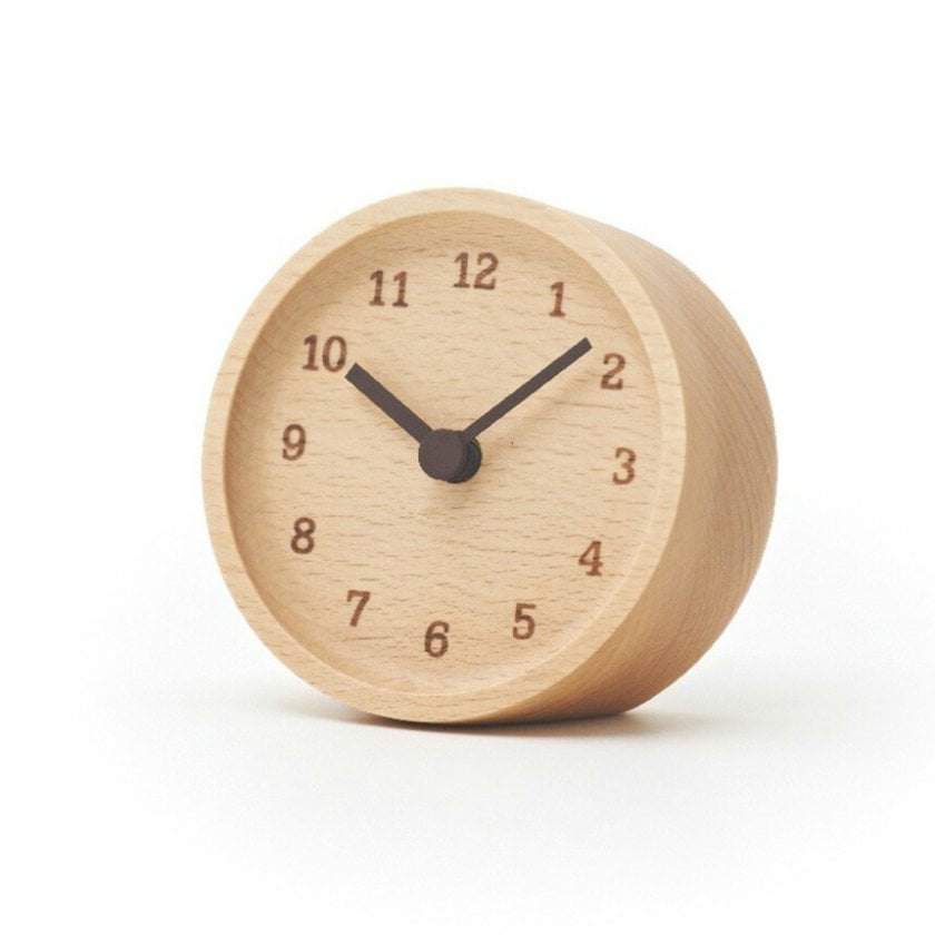 レムノス 木製 置時計 Lemnos レムノス 置き時計 木製 おしゃれ MUKU desk clock 置時計 卓上