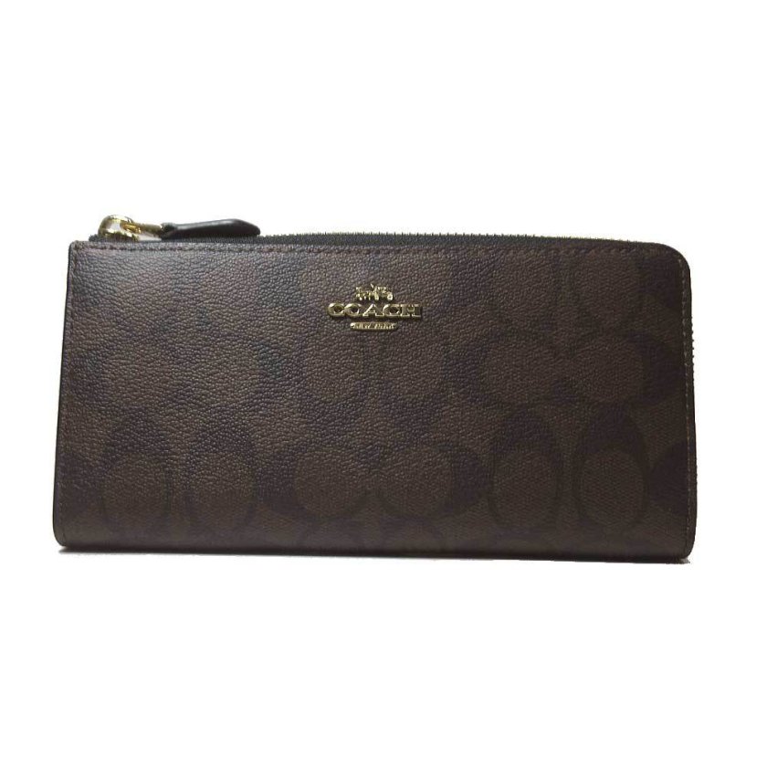 コーチ アウトレット COACH 財布 F39673 PVC シグネチャー L字 ジップ