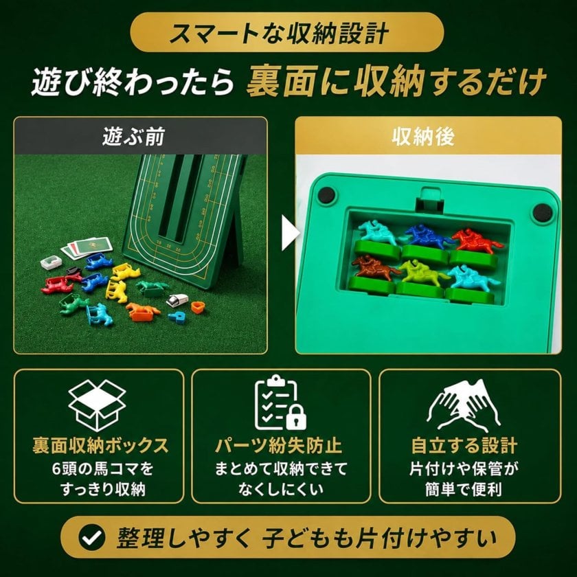 競馬ゲーム 卓上レース 電動競馬おもちゃ 6頭立て 自動走行 ランダム