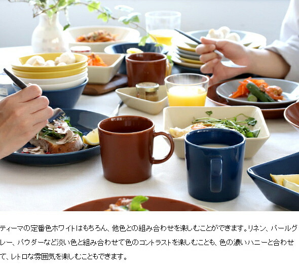  イッタラ　ティーマ　パウダー　 ボウルとマグカップ2個セット イッタラ ティーマ ヴィンテージブルー ボウル 21cm iittala Teema