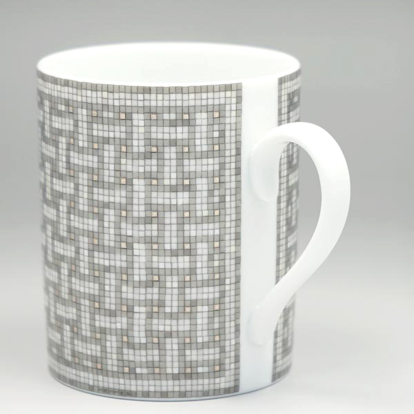 エルメス HERMES マグカップ 35031P Mosaique Au 24 Platinum モザイク