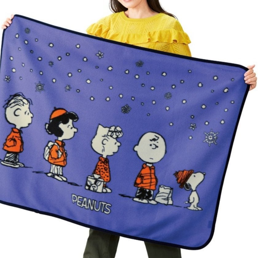 スヌーピーブランケット⭐︎2枚セット 48個販売】スヌーピー ラージブランケット 800×1100mm｜大判サイズで