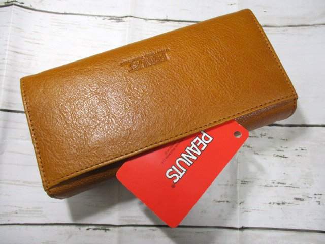 財布 レディース 長財布 かぶせ スヌーピー スヌーピーとウッド 