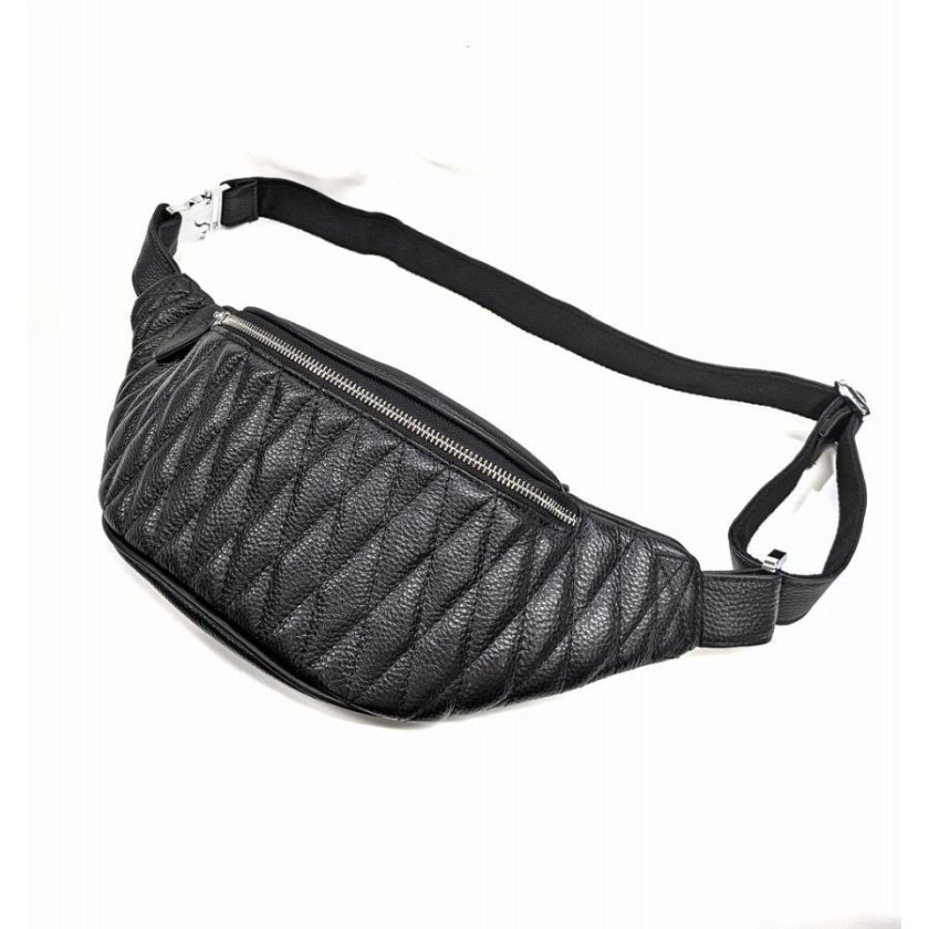 ワンショルダー メンズ ボディバッグ 本革 bag キルティング black