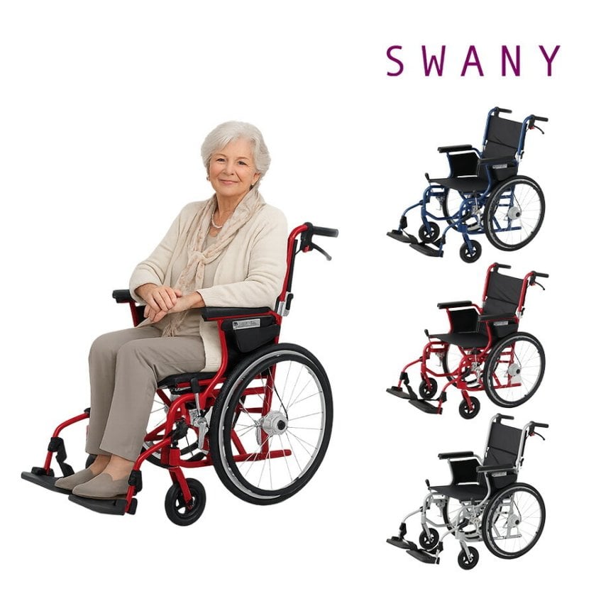 SWANY スワニーミニ 自走式車いす 車椅子 車いす 自走式 介助 世界最小