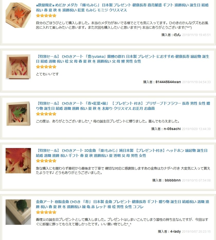 3D 金魚 樹脂金魚 咲 日本製 手作り ハンドメイド おすすめ 名入れ