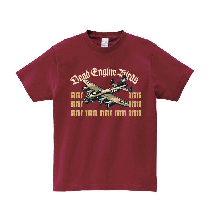 Tシャツ 半袖］ 178 アメリカ 爆撃機 爆弾 戦闘機空軍 第二次世界大戦 