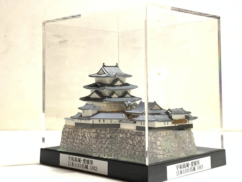 日本の城083 宇和島城・現存12天守・愛媛県 城コレ ケース付き お城の