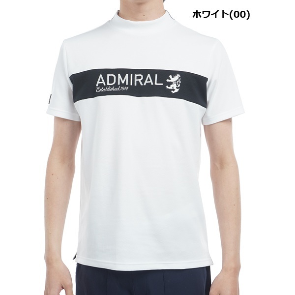 アドミラル ゴルフ メンズ カラタッチ モックネックシャツ ADMIRAL