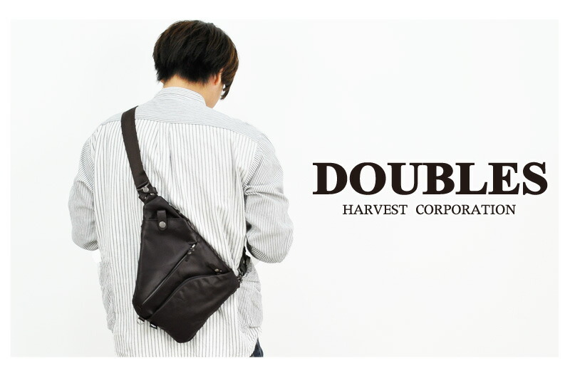 ダブルス DOUBLES ワンショルダーバッグ jmo7450 ブラック ダーク 