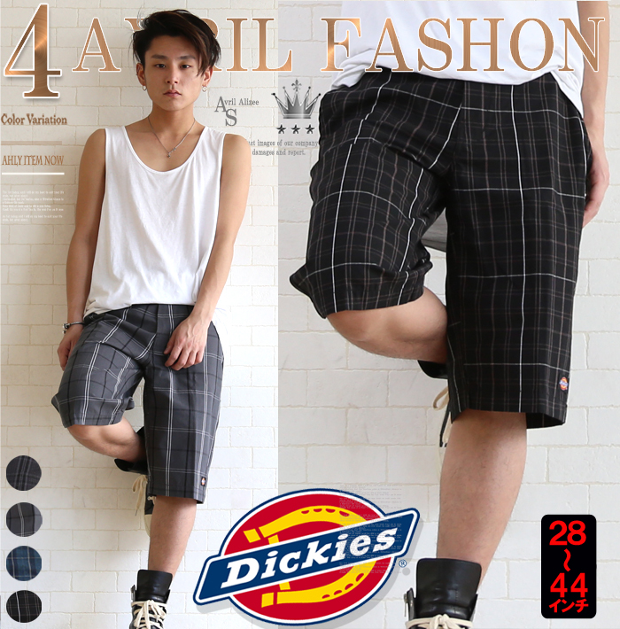 Dickies ディッキーズ メンズ チェック ハーフパンツ ショートパンツ 4