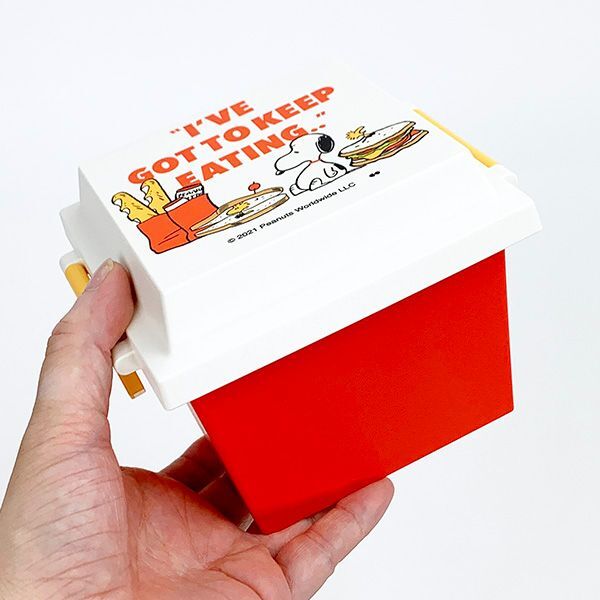 スヌーピー PEANUTS ランチボックススクエア EATING お弁当箱 2段 日本