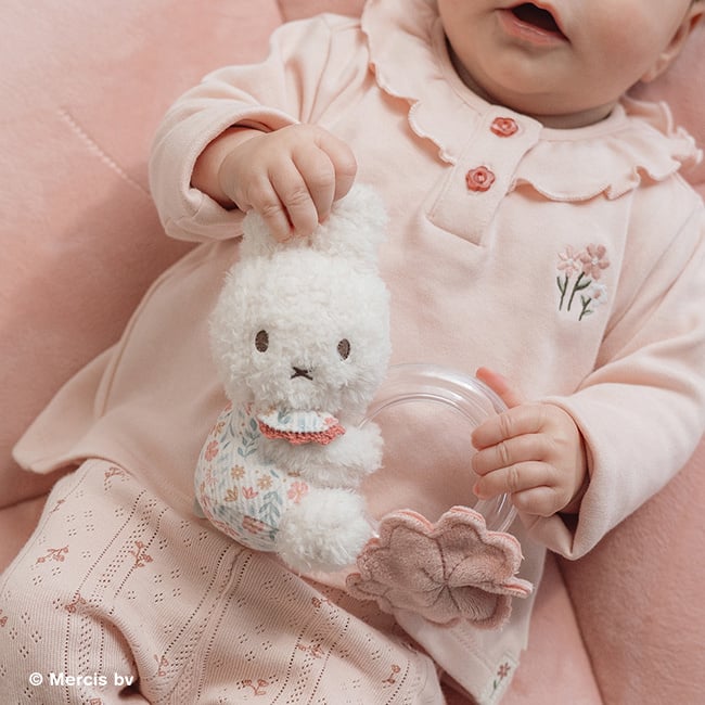 miffy × Little Dutch リングラトル[出産祝い 女の子 男の子 0歳