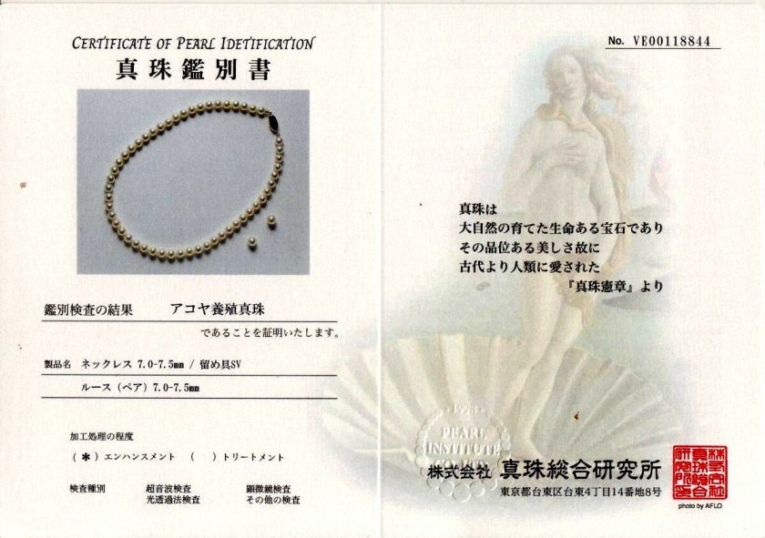 真珠 ネックレス パール 鑑別 アコヤ真珠 イヤリングorピアス セット 