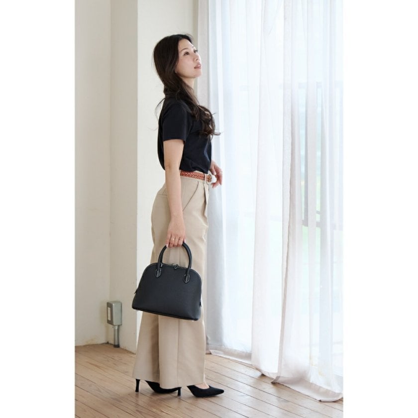 La Closet】【新作】本革 ショルダーバッグ [Grasse：Mサイズ] 2way 