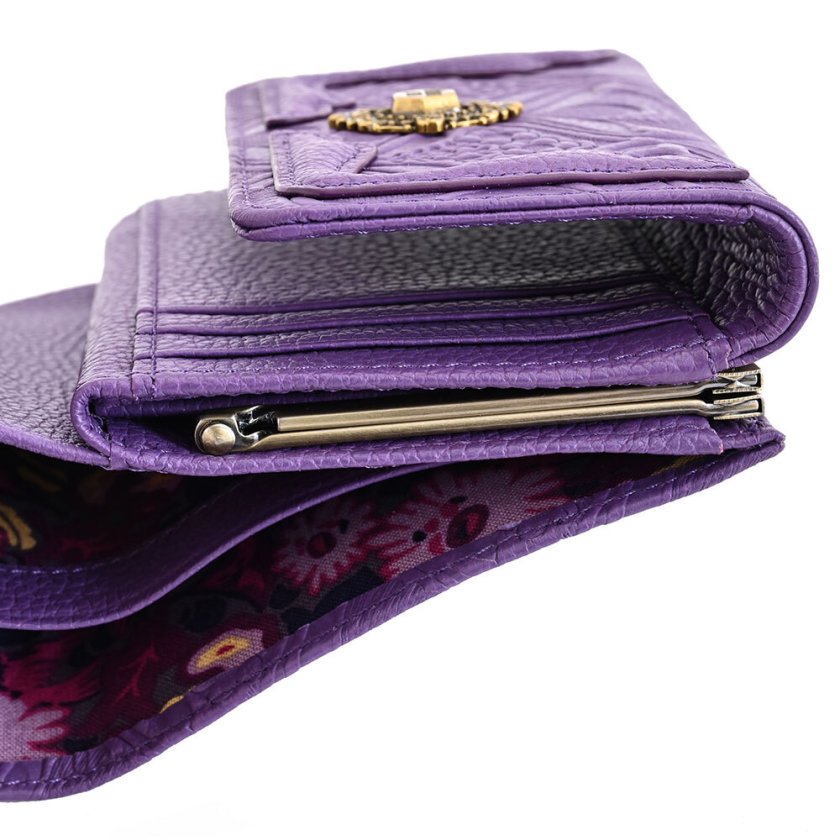 【新品未使用】ANNA SUI ノヴァ二つ折り財布 パープル アナスイ ノヴァ 財布 二つ折り財布 がま口財布 紫(パープル) ANNA SUI