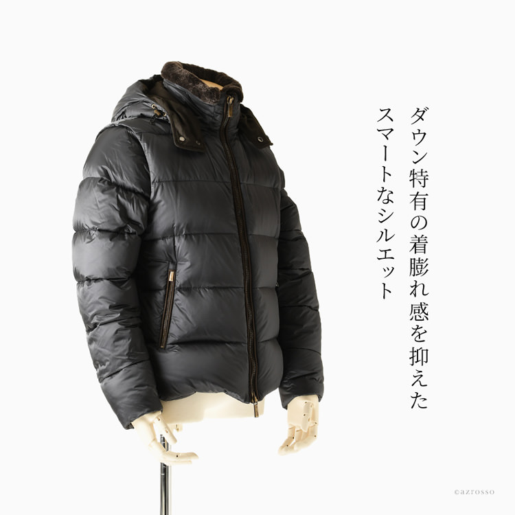 moorer ダウンジャケット メンズ ブランド ムーレー アウター フード