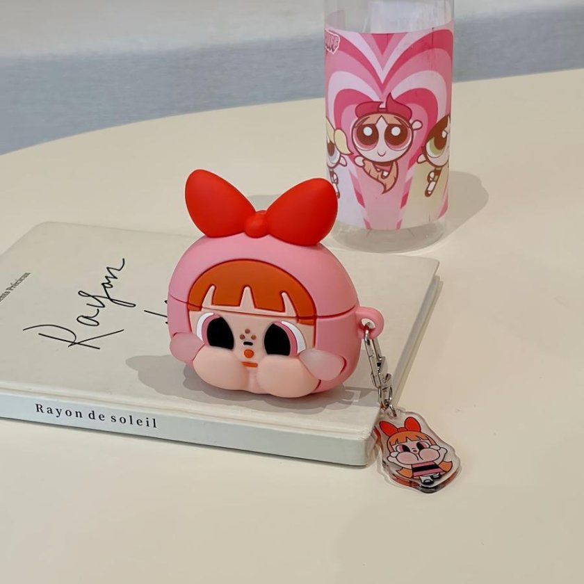 AirPods ケース パワーパフガールズ CRYBABY かわいい シリコンケース