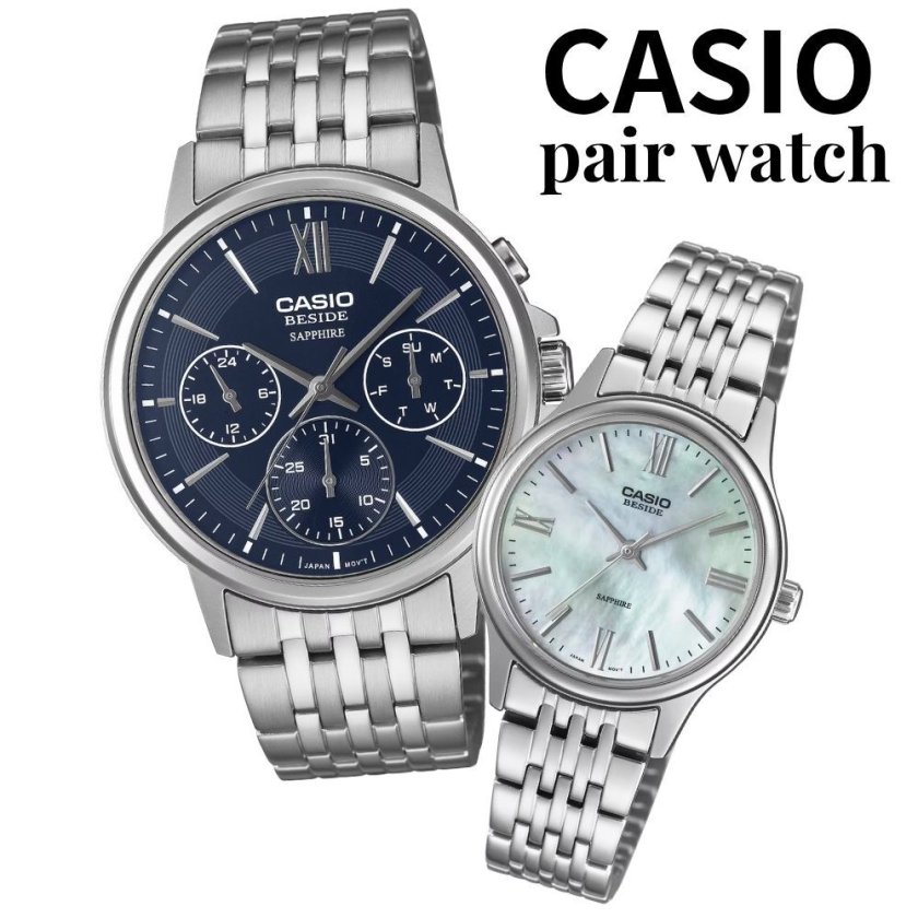 カシオペア　　２枚セット ペアウォッチ 2本セット CASIO カシオ ペア 腕時計 海外モデル