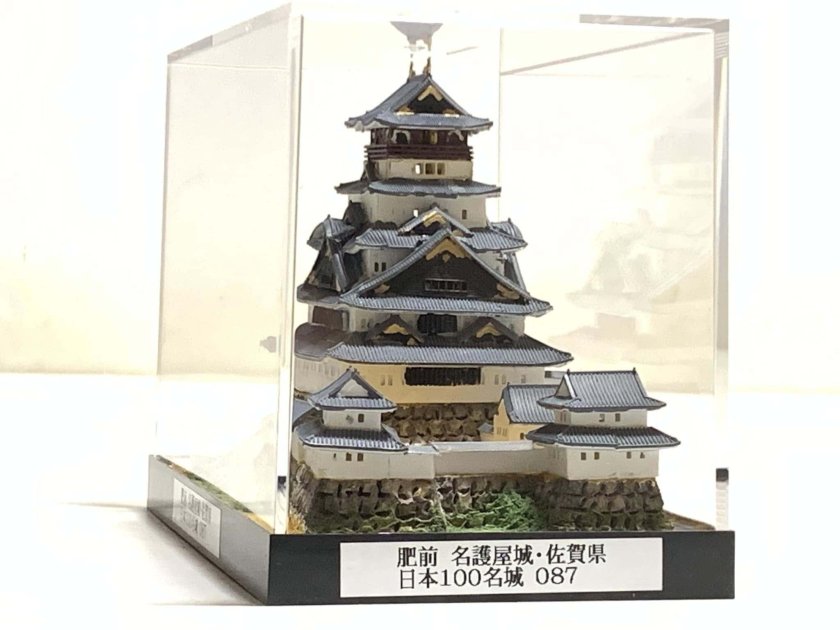 日本の城087 名護屋城・佐賀県 城コレ ケース付き お城のジオラマ模型