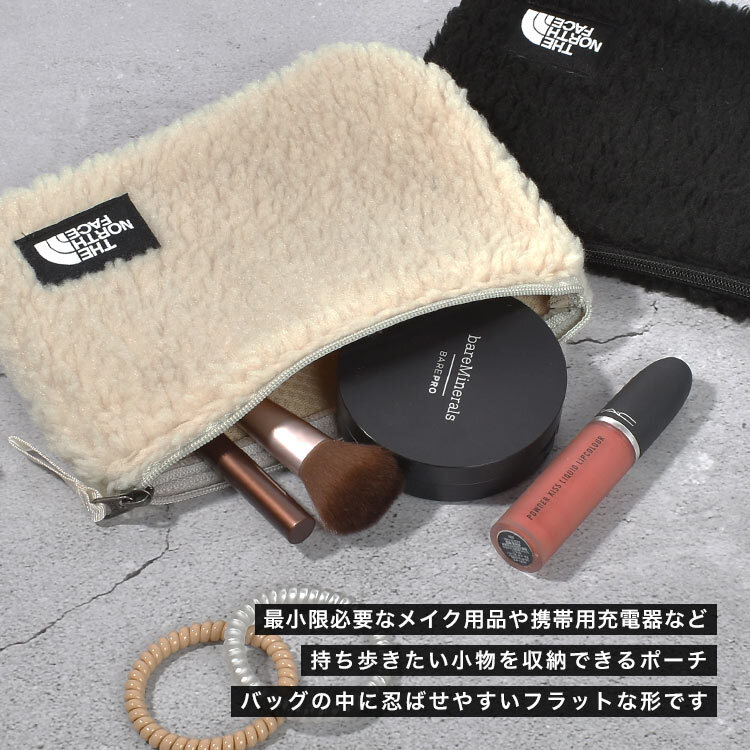 ノエビア　非売品まとめ売り　ポーチ付き ボア ポーチ 小物入れ ノースフェイス THE NORTH FACE 韓国限定