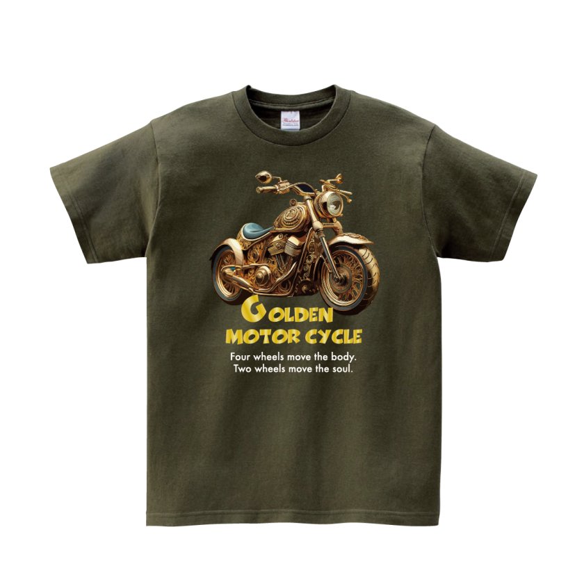 Tシャツ 半袖 】053 バイク 黄金 格言 アメリカン モーターサイクル 