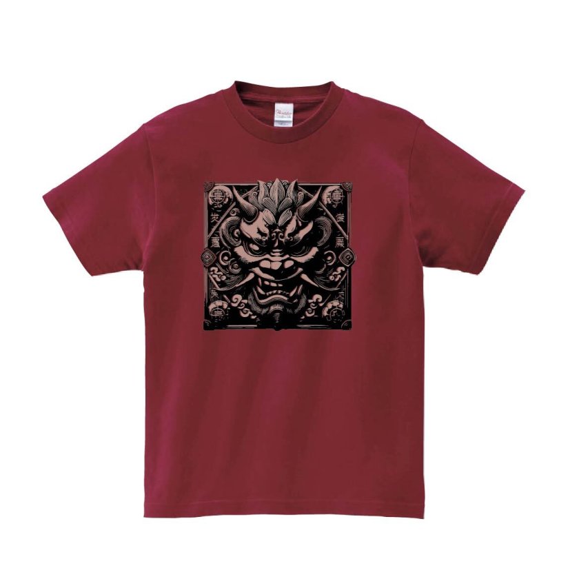 Tシャツ 半袖 】 217 グロンギ 鬼瓦 タトゥー 怖い 語 怪人 鬼 族 鬼門