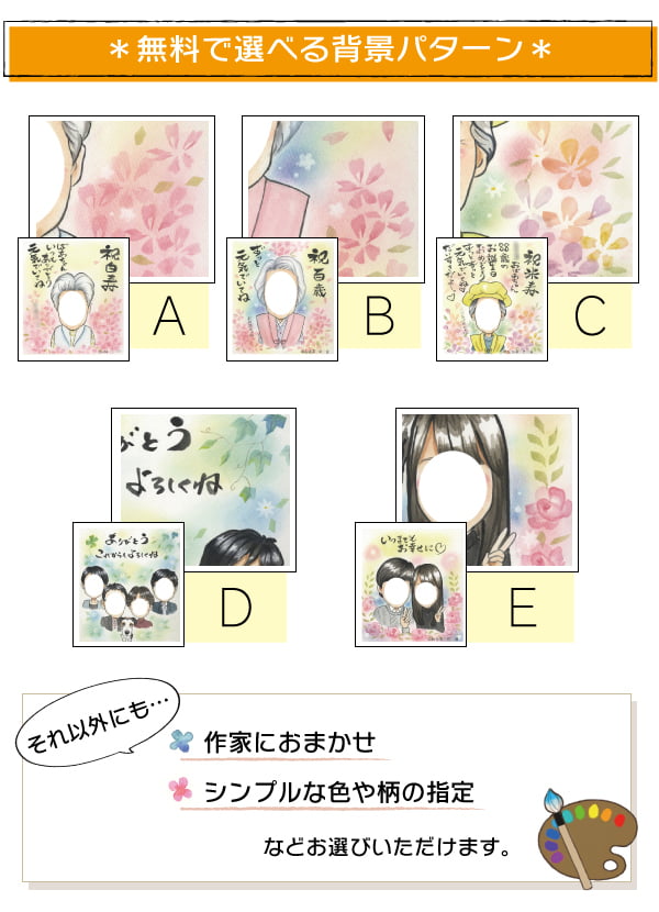 Happy Birthday!お母さんに贈る誕生日似顔絵誕生日 母 母の日