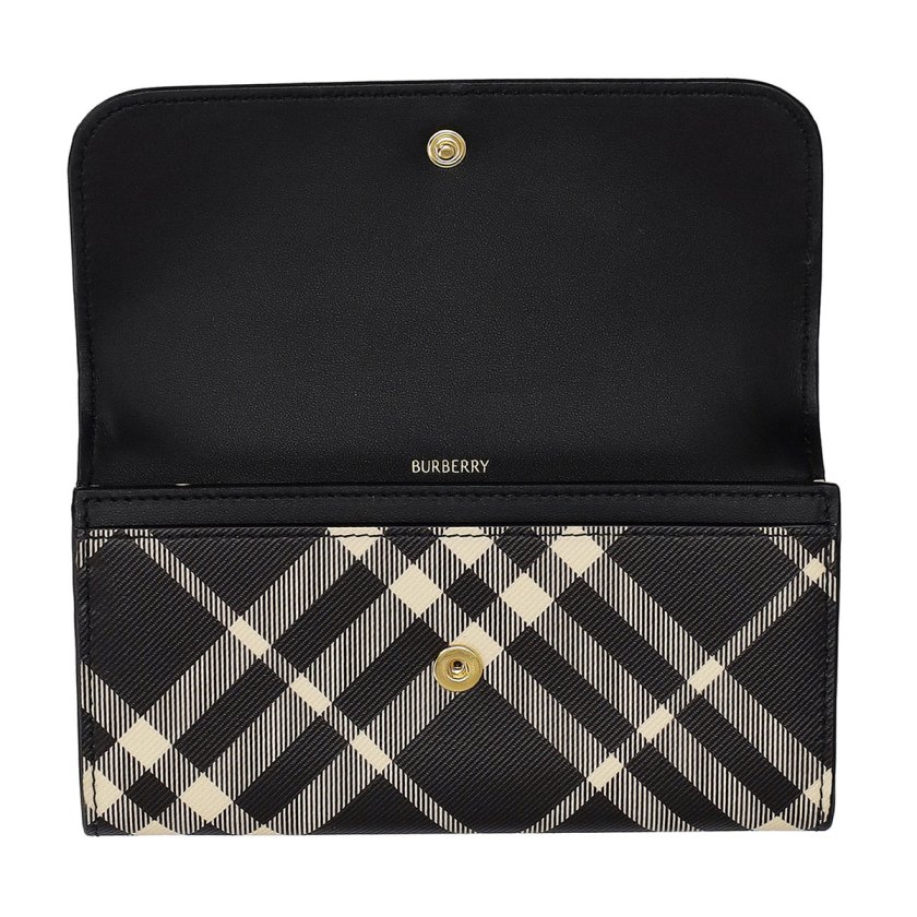 ゆ*a様 BURBERRY バーバリー 2024 長財布 夏限定モデル バーバリー BURBERRY 財布 長財布 フラップ式長財布 かぶせ 小銭入れ