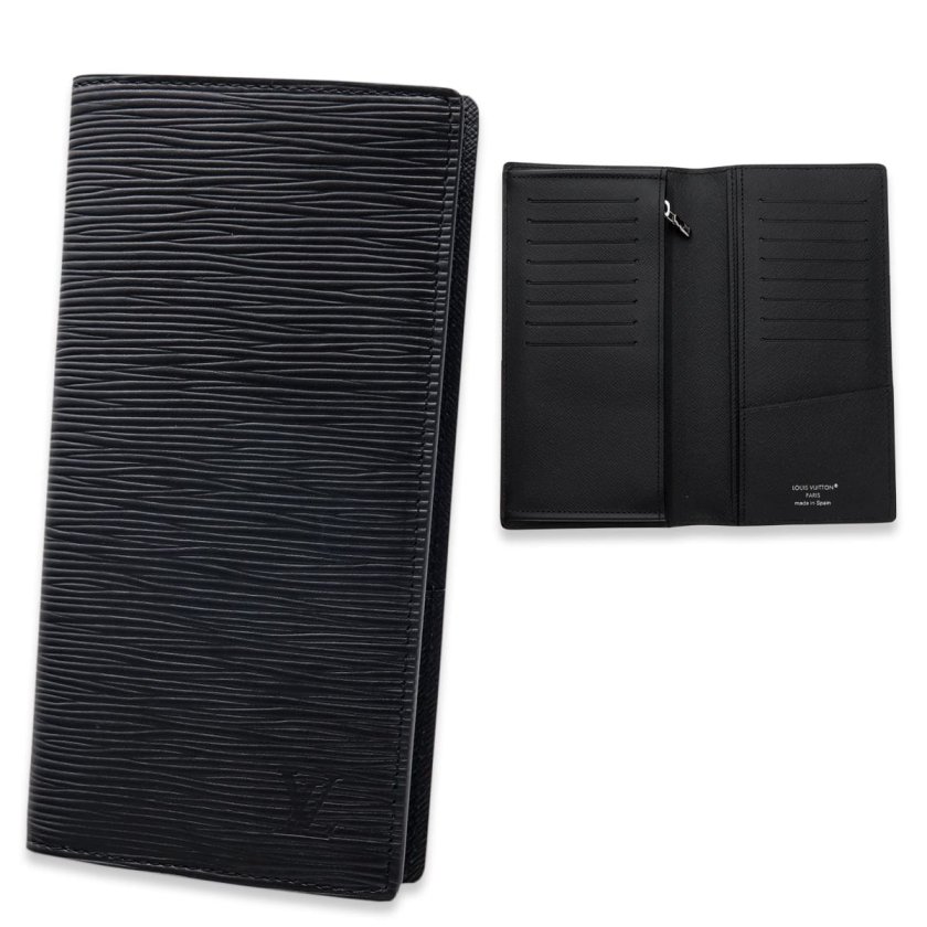 LOUIS VUITTON エピ ポルトフォイユ 長財布 ブラック ヴィトン　黒 正規紙袋無料】ルイヴィトン 長財布 新品 小銭入れあり メンズ エピ