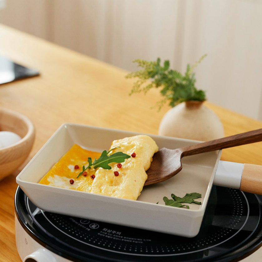 FIKA 卵焼き フライパン 15cm セラミック 卵焼き器 卵焼きパン